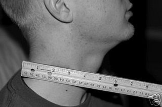 Advertising Space on Dude's Neck For Sale on eBay